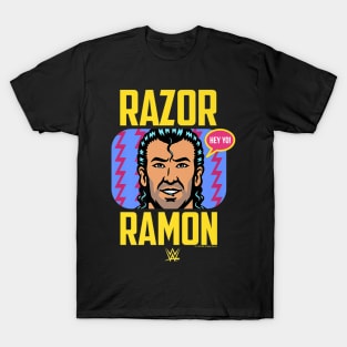 Razor Ramon Neon Big Face T-Shirt